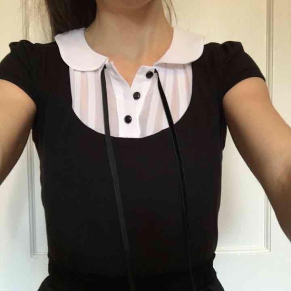 White collared shirt